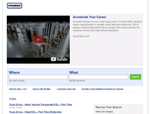 Tablet Screenshot of penske.jobs